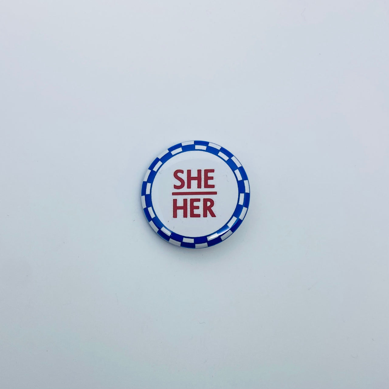 Vintage Quippy Button - SHE/HER
