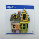 Wooden Up House Litewood™ Brooch