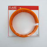 Flare Tiki Tapa Bangle Bracelet in Orange