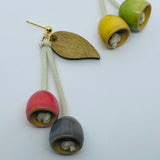 Wooden Miriam Leaf Bell Litewood™ Dangler Earrings