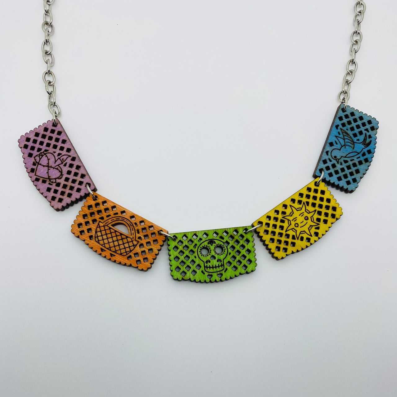 Wooden Papel Picado Litewood™ Necklace