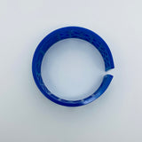 Flare Tiki Tapa Bangle Bracelet in Royal Blue