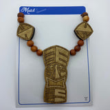 Wooden Tiki Idol Litewood Necklace