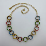 Wooden Brass Haskell Chain Litewood™ Necklace in Primary