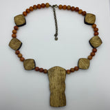 Wooden Tiki Idol Litewood Necklace