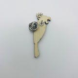 Wooden Showgirl Bird Litewood™ Lapel Pin