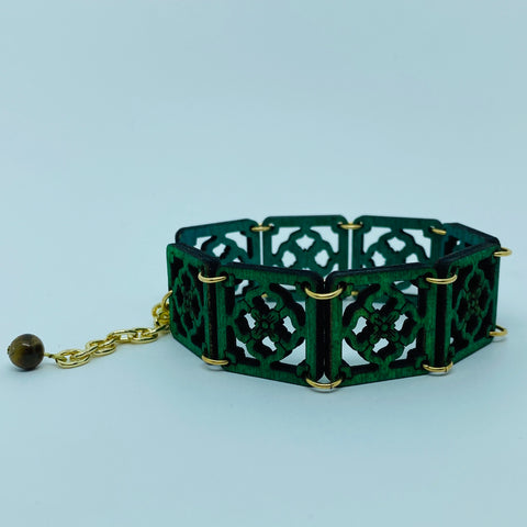 Wooden Jade Tile Litewood™ Bracelet