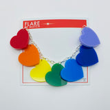 Flare Rainbow Charm Bracelet