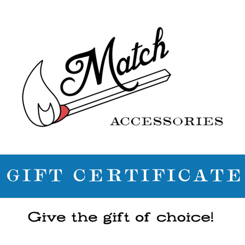 Match Accessories Gift Certificate