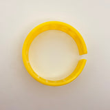 Flare Tiki Tapa Bangle Bracelet in Yellow