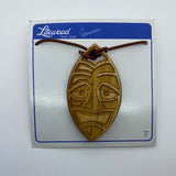 Wooden Tiki Mask Litewood™ Pendant