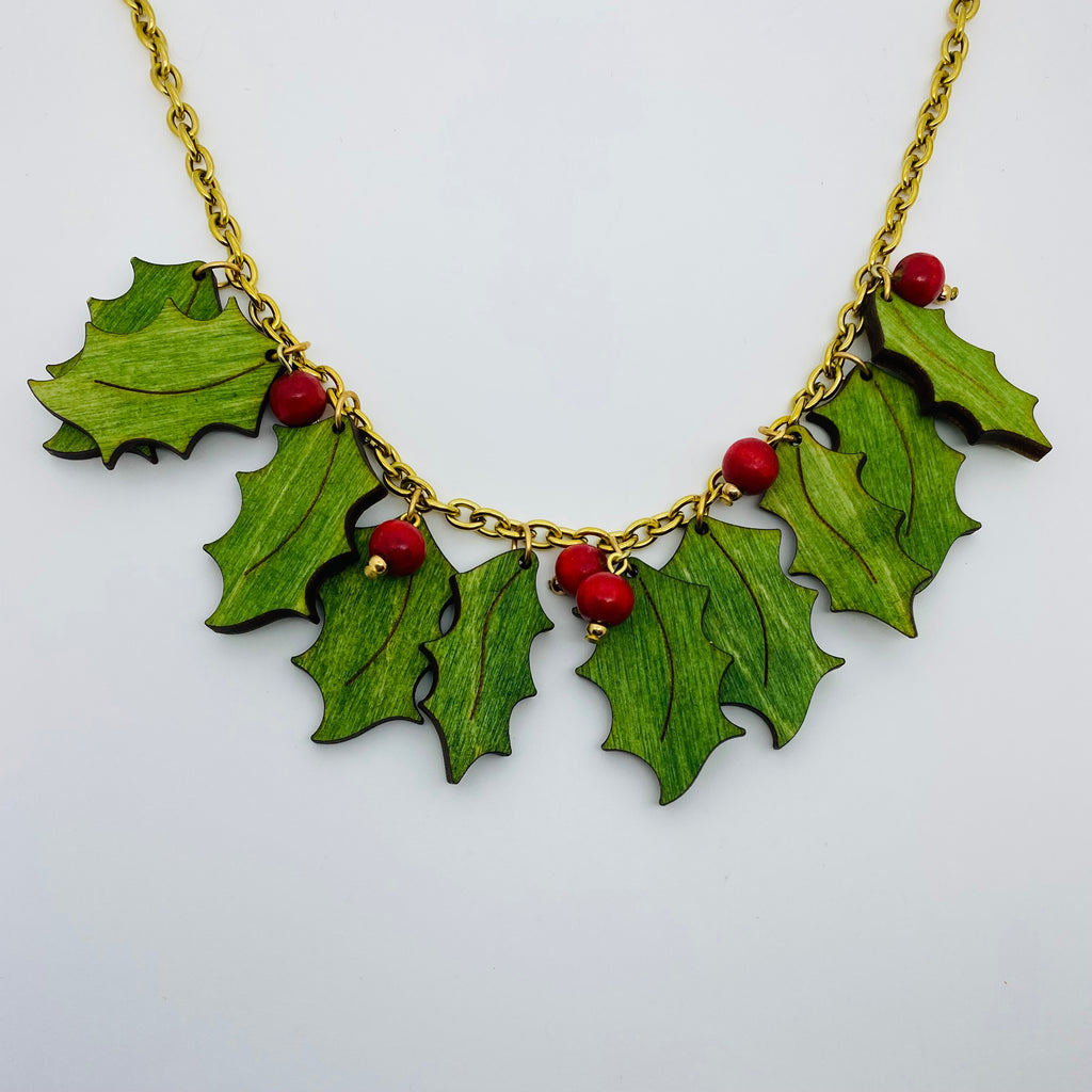 Wooden Holly Litewood™ Necklace