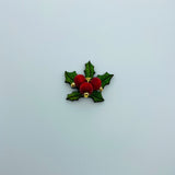Wooden Holly Litewood™ Lapel Pin