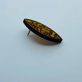 Wooden Tiki Mask Litewood™ Lapel Pin