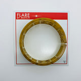 Flare Tiki Tapa Bangle Bracelet in Gold
